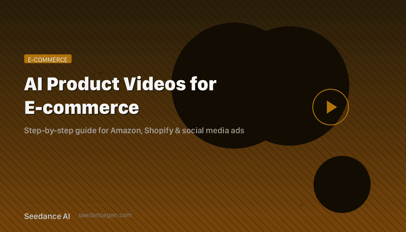 How to Create AI Product Videos for E-commerce