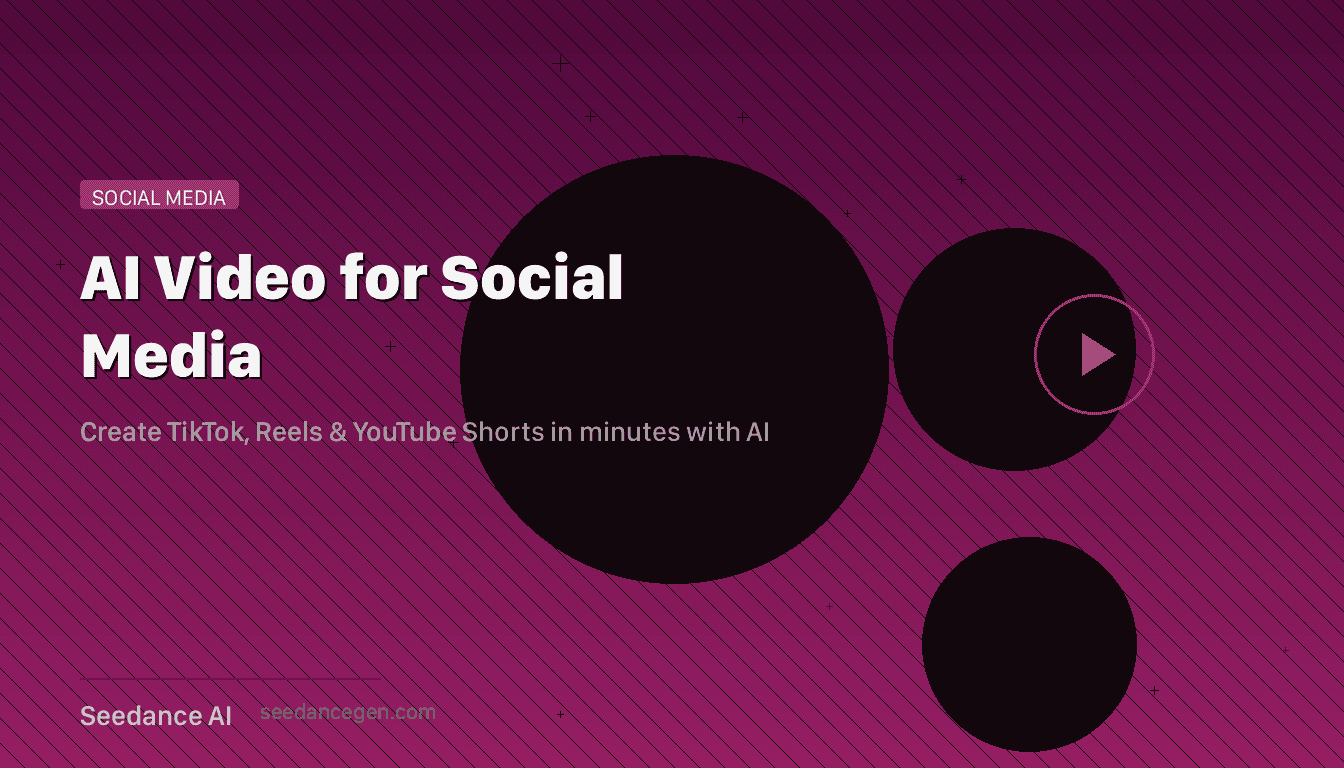 AI Video for Social Media: Create TikTok, Reels & YouTube Shorts in Minutes