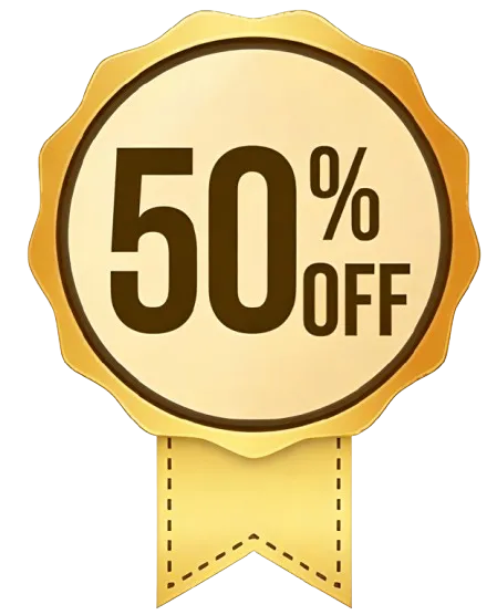 50% OFF